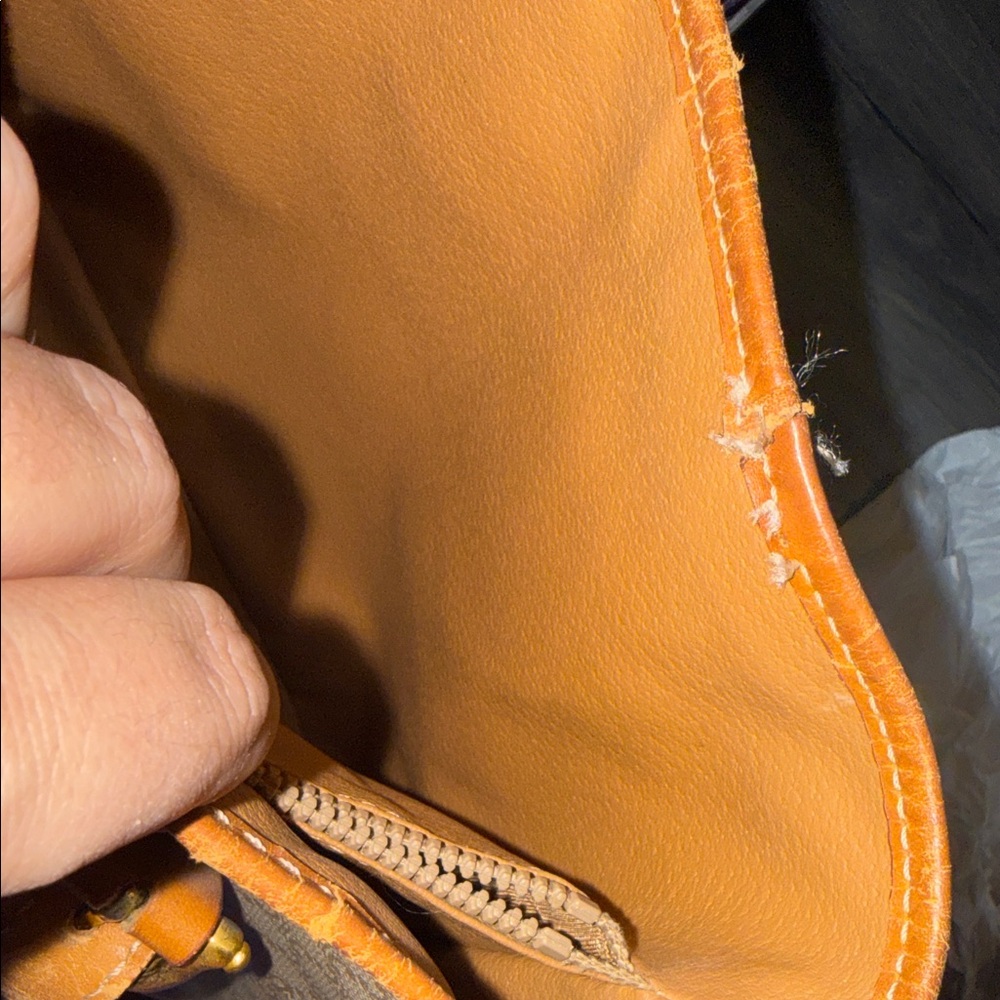 Celine Tan and Brown Tote Bag and clutch for CAITLYN - Picture 14 of 16